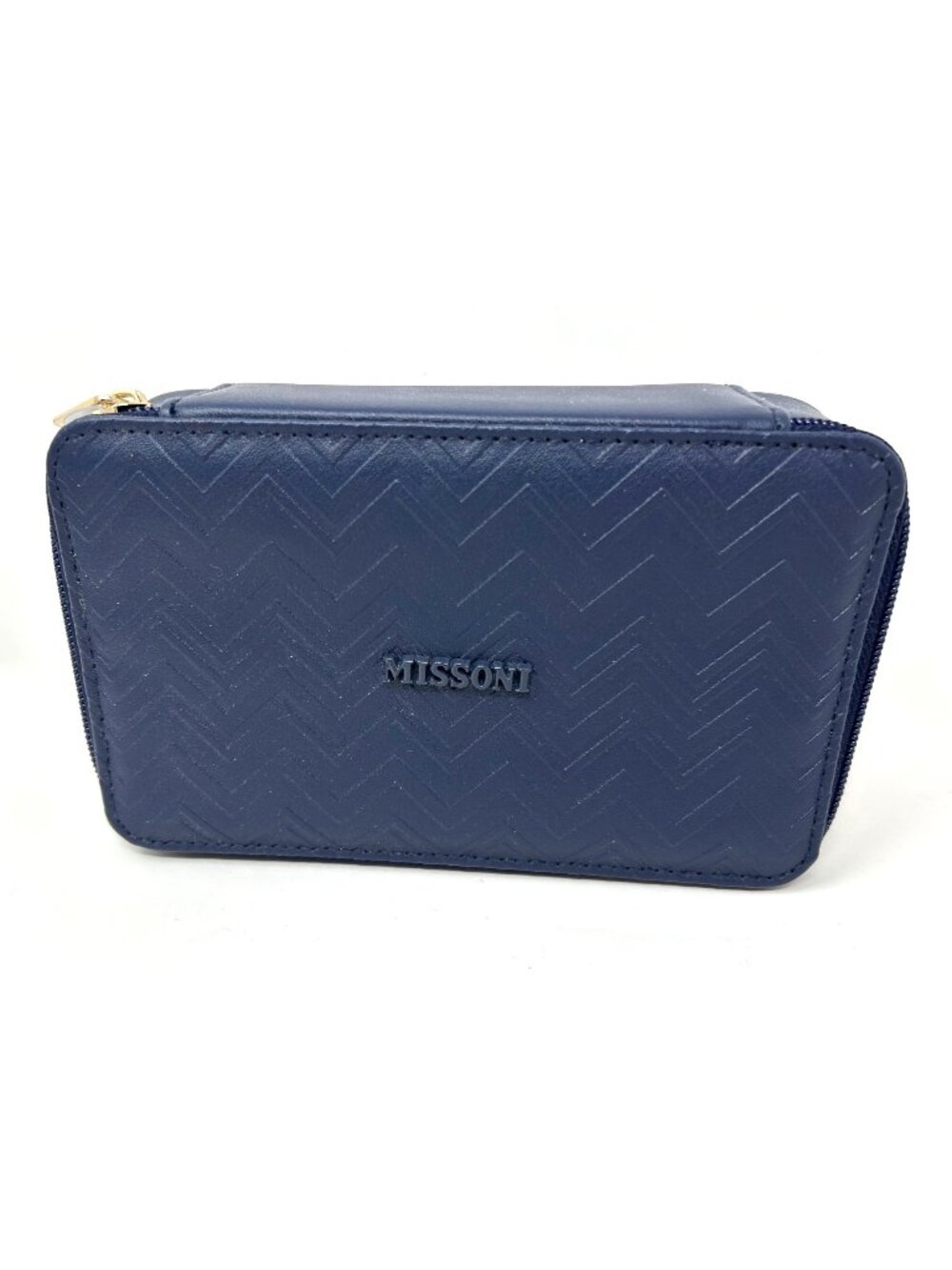 NEW Sealed Delta One MISSONI Amenity Kit First Business Class Dark Blue Case